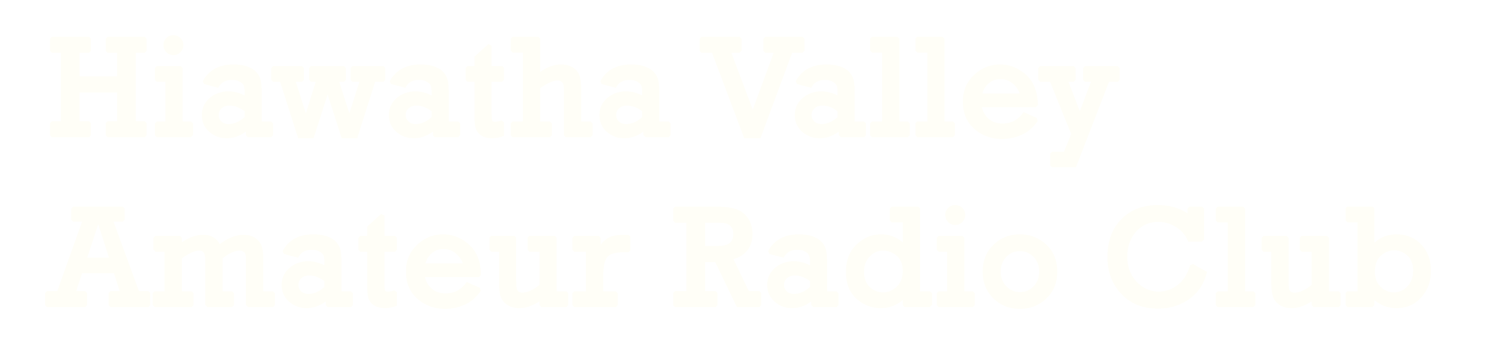 Hiawatha Valley Amateur Radio Club